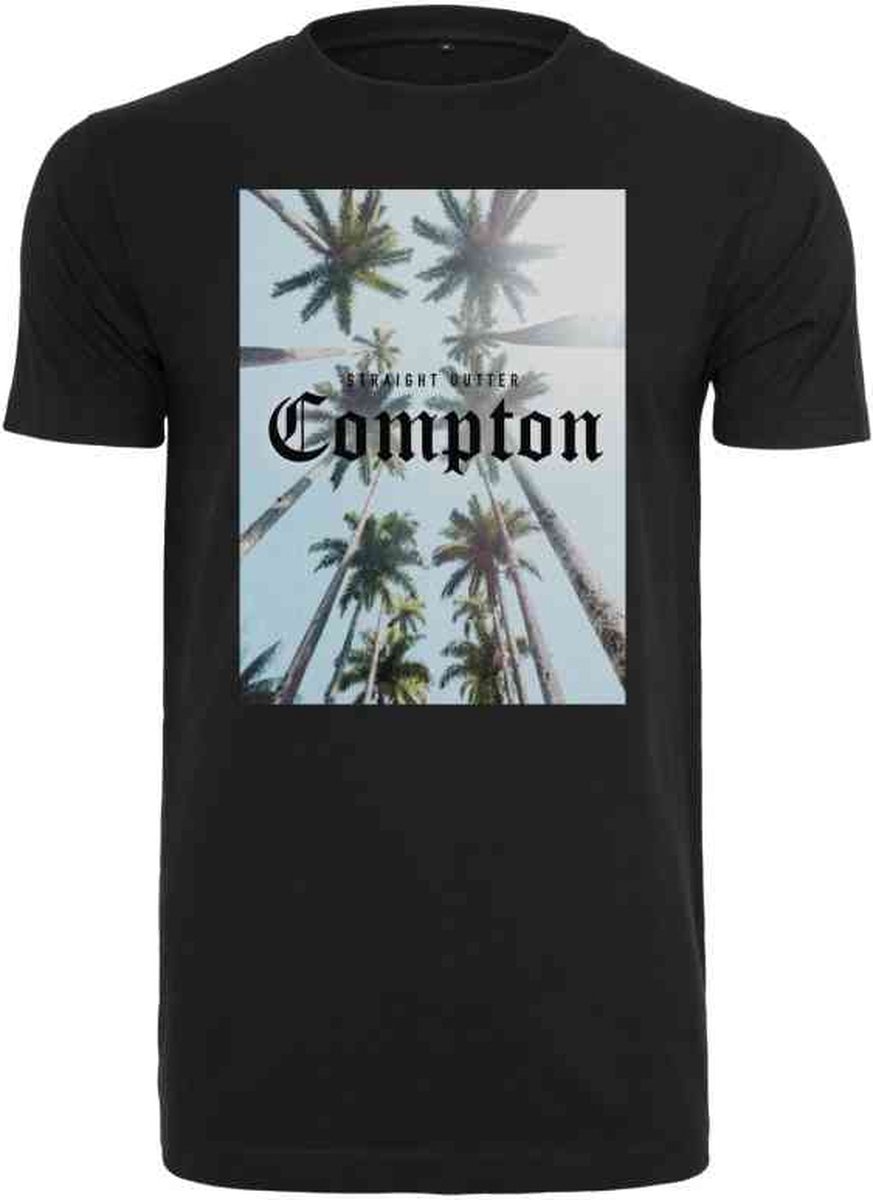 Mister Tee Compton Palms Heren T-shirt L Zwart