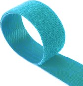 VELCRO® One Wrap® Klittenband - 16 mm breed - 25 meter - Turquoise