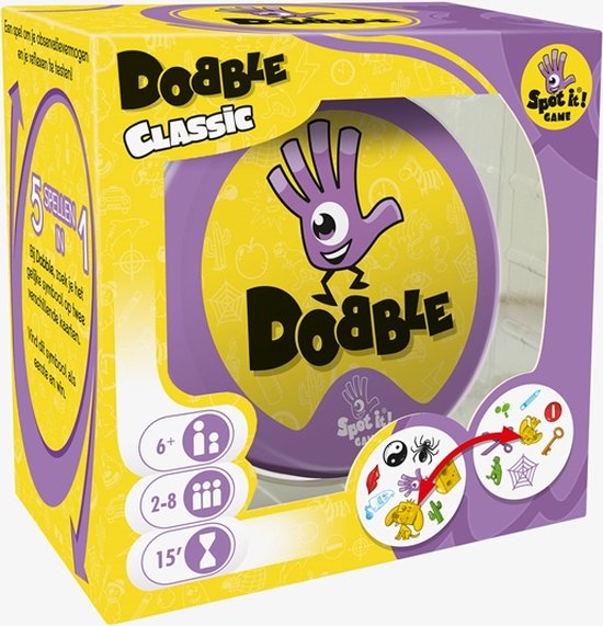 Dobble Classic: Het ultieme kaartspel voor eindeloos plezier en uitdaging!
