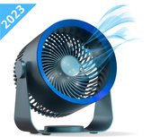 LunaVida's Tafelventilator - Ventilator - Fan - Draadloze ventilator - Wandventilator - Cooling fan - 3 krachtige blaasstanden - stil en geruisloos - Draadloos - New design 2023