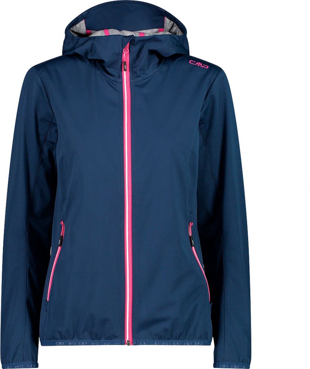 Cmp Fix Hood 32a6066 Softshelljack Blauw S Vrouw