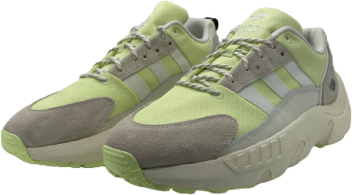 Adidas ZX 22 BOOST - Mannen - groen - wit - grijs - maat 47 1/3 | bol