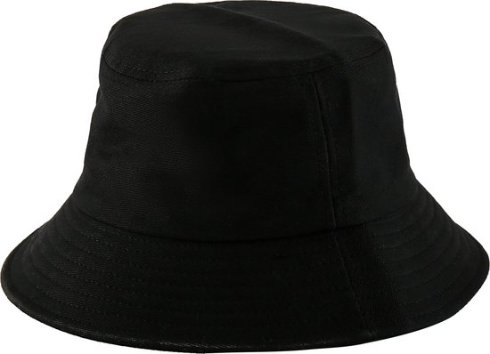 Emilie collection - Vissershoed - bucket hat - katoen - zwart