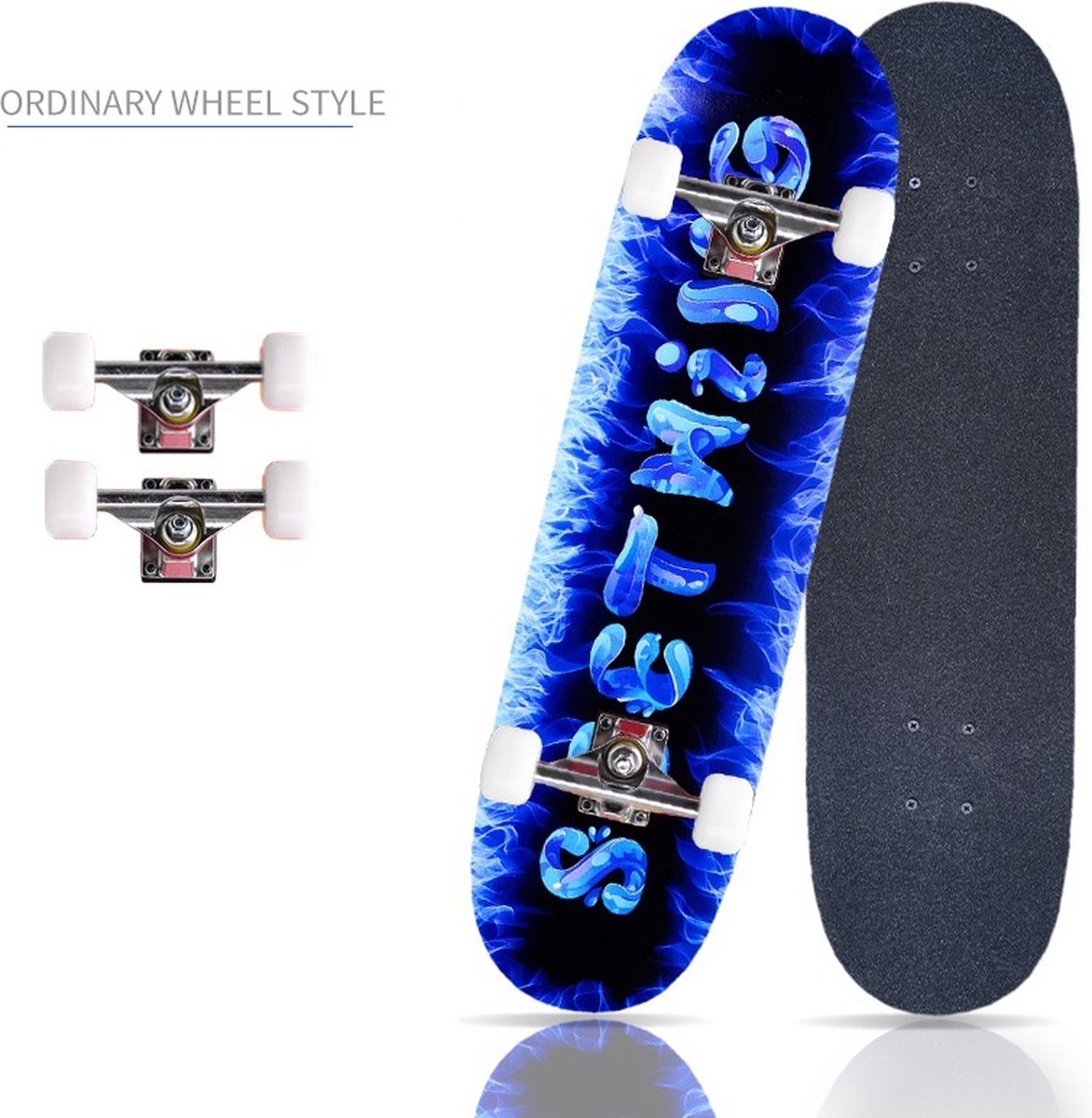 Big Bang Boards® PRO Nebula Edition – Skateboard avec sac et outil