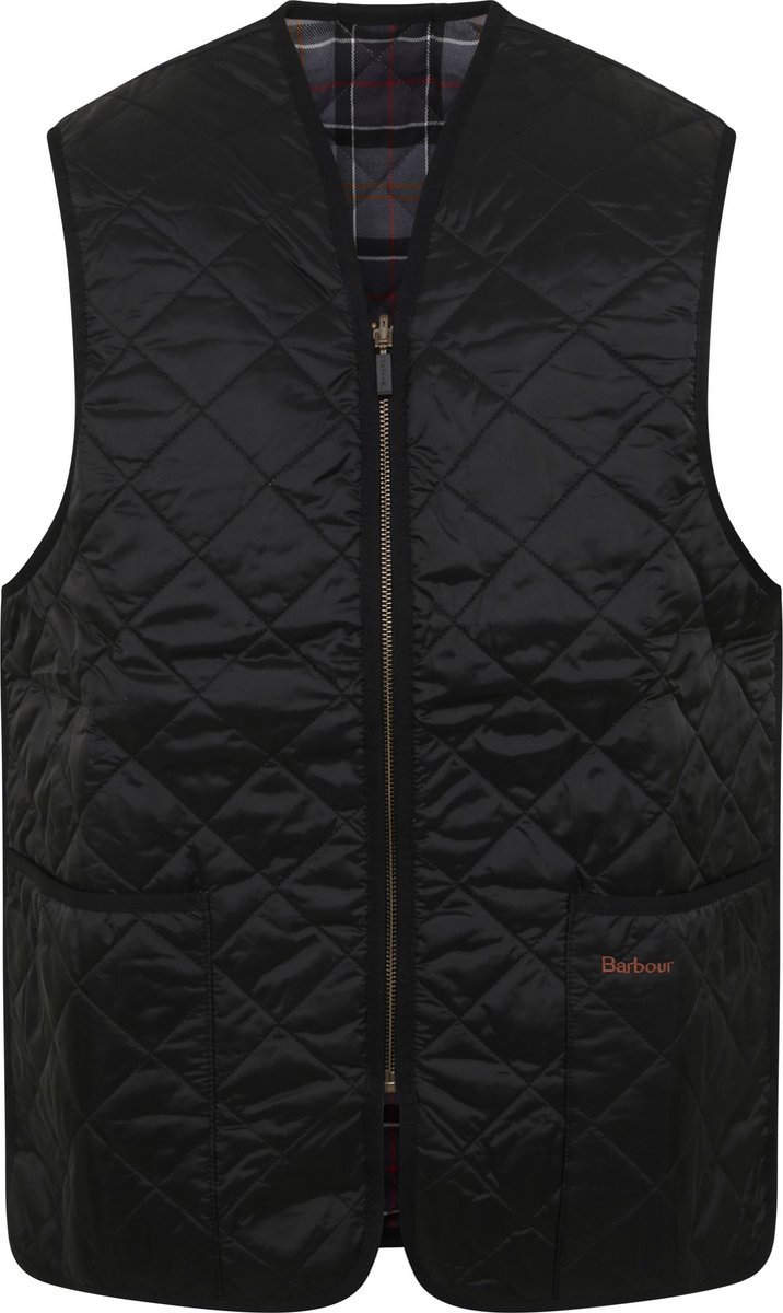 Barbour Voering Quilted Zip-in Zwart - Maat 48 - Heren - Binnenjas