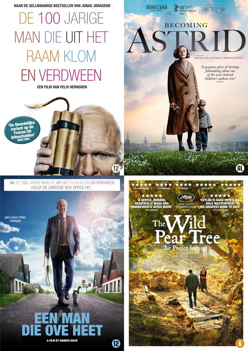 Zweedse Arthouse Films - 4 DVD Set