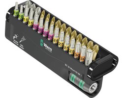 Wera Bit-Check 30 Wood TX HF 1 05057436001 Bitset 30-delig Torx, Kruiskop Phillips, Kruiskop Pozidriv
