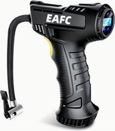 Compresseur portable EAFC - Gonfleur de pneu - Compresseur - Compresseur sans fil - Compresseur d'air 12 V - Vélo, voiture au Camper car - Pompe à vélo électrique