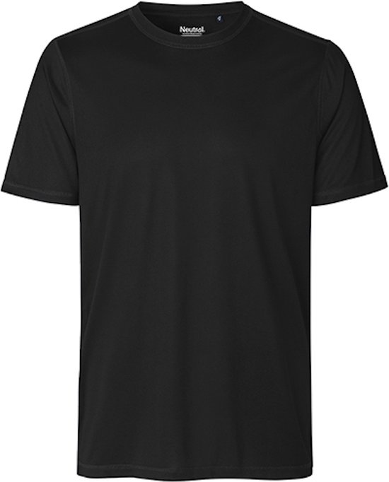 Chemise de sport homme 'Performance' à manches courtes Noir - 3XL