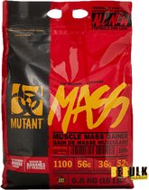 Mutant Mass - Muscle Mass Gainer - Weight Gainer / Mass Gainer - Vanilla Ice Cream - 6800 gram (24 Shakes)