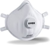 15 stuks Uvex, Silv-Air 2310, FFP 3 classic 22310 8732310 fijnstofmasker - met ventiel