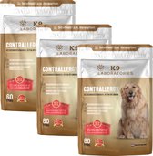 K9 Laboratories - Contrallergy - Allergie Supplement - Voor honden - 180 stuks - Bij allergie, overgevoeligheid, jeuk, pollen, rode bultjes