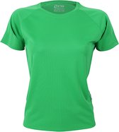 Damessportshirt 'Tech Tee' met korte mouwen Green - S