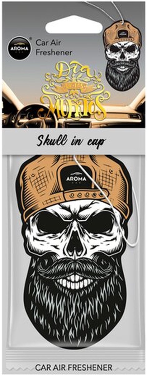 Aroma Car Dia De Los Muertos Air - Crâne dans le Cap