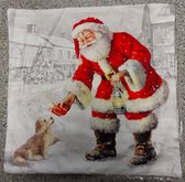 Kussenhoes - Decoratieve kussenhoes 45x45 cm - Kerstkussen - Zachte stof - kerst 1