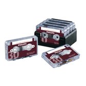 Philips LFH0005 PocketMemo Mini-Cassette - 2 x 15min. - Houder/ clip - 10-Pack