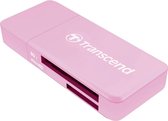 Transcend TS-RDF5R PDF5 Card Reader, USB3.0, SD/microSD , SDHC/SDXC, UHS-I, LED, Roze