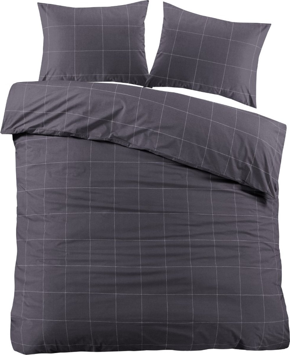 Day Dream Duuk - Dekbedovertrek - Lits-jumeaux - 240x200/220 cm + 2 kussenslopen 60x70 cm - Grijs