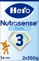 Hero Nutrasense Peutermelk Classic 3 (1+ Jaar) - 1 x 700gr - Met Melkvet - Palmolie Vrij (Voorheen Hero Baby Classic 3)