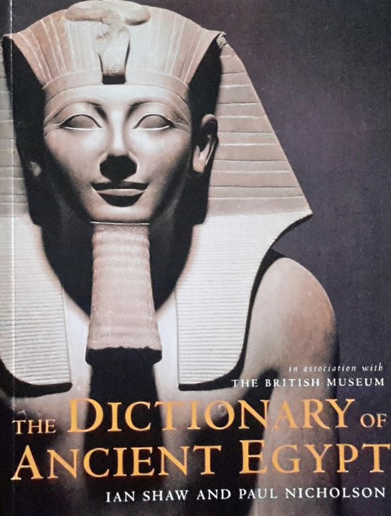 The Dictionary of Ancient Egypt - cover