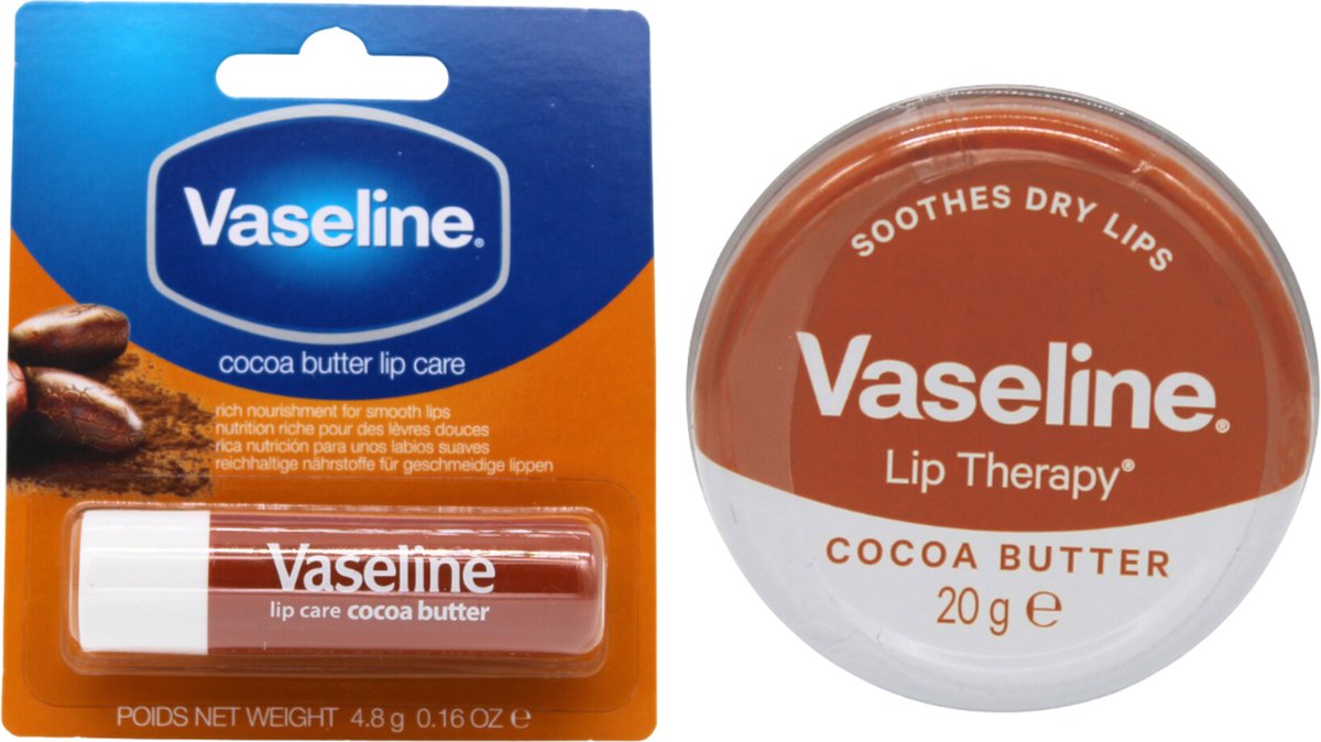 Goedkoopste Vaseline lip therapy cocoa butter | voordeelset