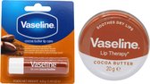 Vaseline lip therapy cocoa butter | voordeelset