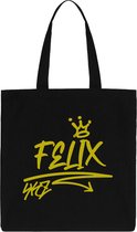 Stray Kids Felix Lee Signature Gold Totebag Black - Korean Boyband SKZ - Kpop fans - Felix  Stray Kids - One-size