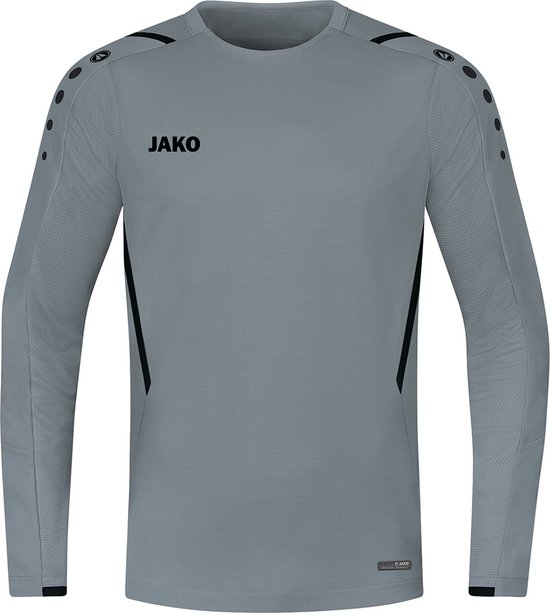 Jako Challenge Sweater Hommes - Gris Pierre / Zwart | Taille M.