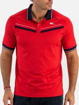 Sjeng Sports Jarno Polo Hommes Rouge Tennis