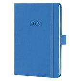 Sigel agenda 2024 - Conceptum - A6 - 2 pagina's / 1 week - marine blue - SI-C2469