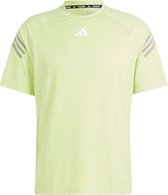 adidas Performance Train Icons 3-Stripes Training T-shirt - Heren - Groen- XL