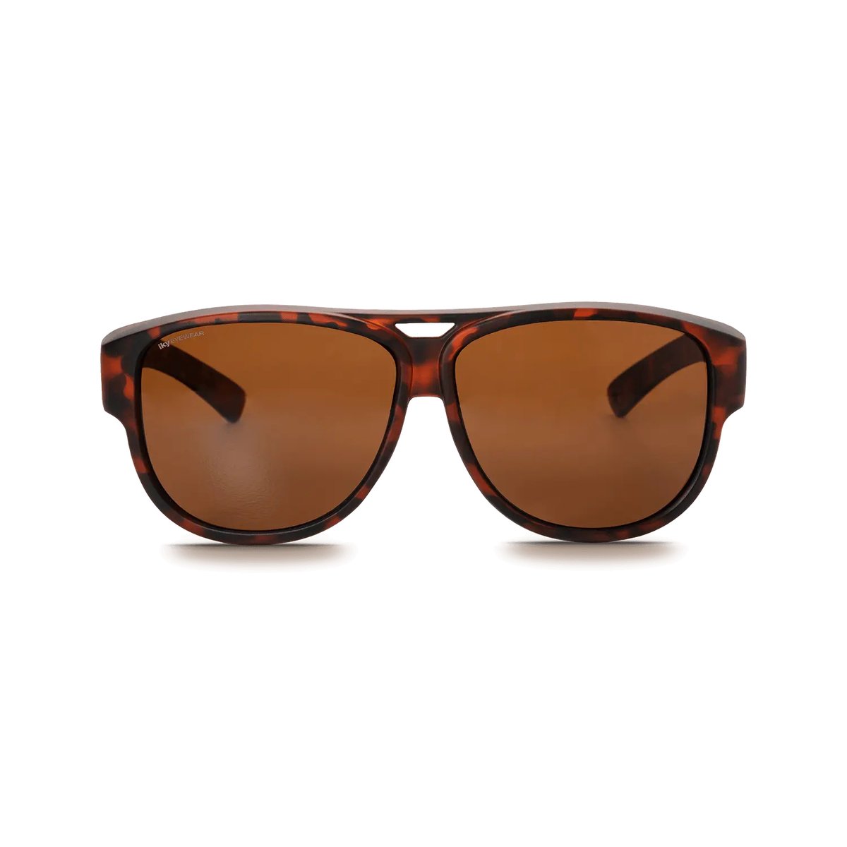 IKY EYEWEAR overzet zonnebril OB-1003B-havana