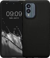 Casemania Hoesje Geschikt voor Nokia X30 Zwart - Siliconen Back Cover