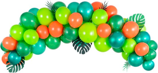 Partydeco - DIY Kit Ballonboog - Dino (2m, 60 ballonnen)