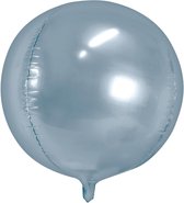 Partydeco - Folieballon rond Zilver