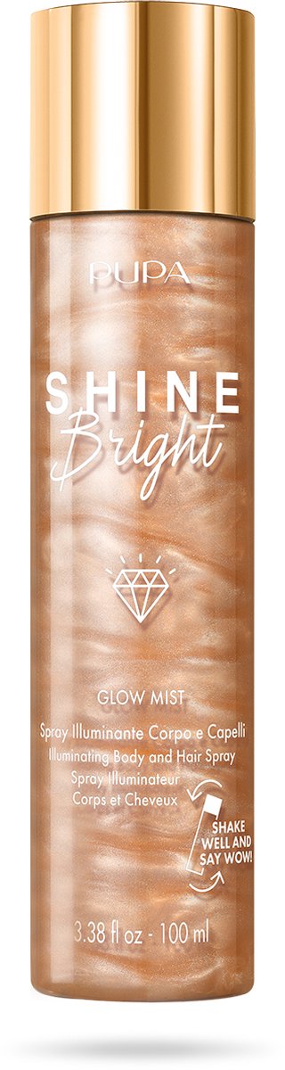 Shine Bright Glow Mist - Rozjasňující Mlha Na Tělo + Vlasy