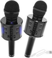AM-IP® UltimateParty Karaoke Microfoon - Draadloos Bluetooth - Zwart - Voor de gezelligste feestjes