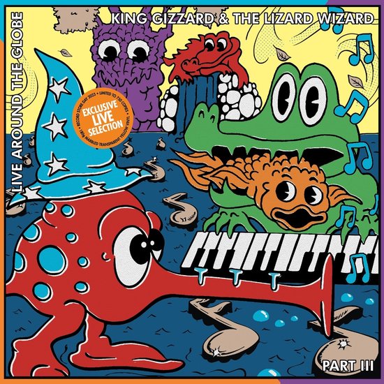 King Gizzard & The Lizard Wizard - Live Around The Globe - Part III (LP) (Limited Edition) (Coloured Vinyl)