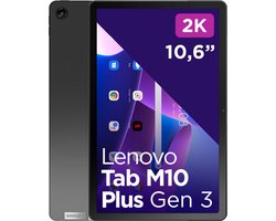 Lenovo Tab M10 Plus (3de generatie) – 128GB opslag – WiFi – Grijs