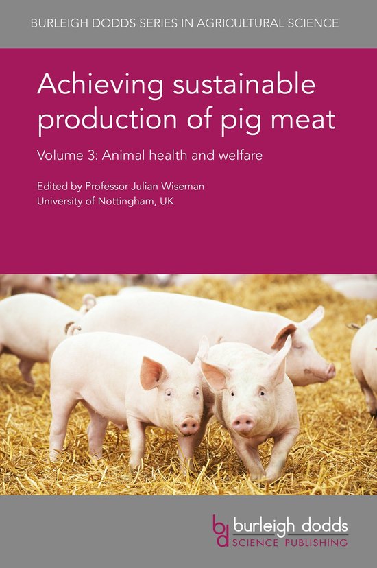 Achieving Sustainable Production of Pig Meat - cover