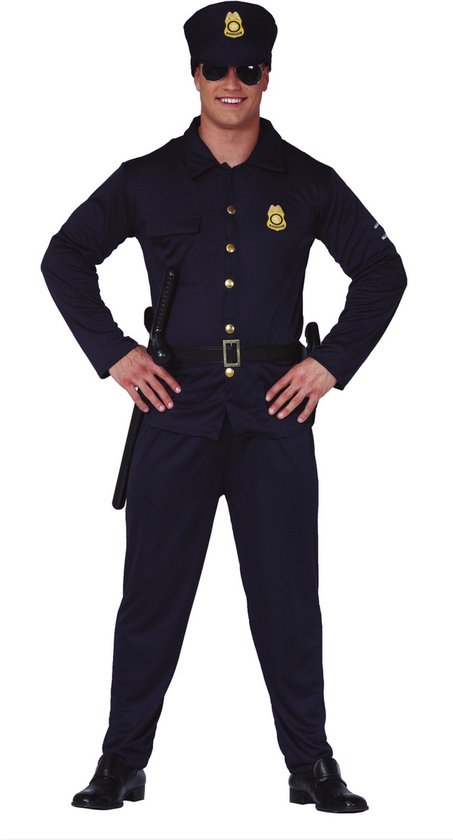 Politie & Detective Kostuum | Halt Of Ik Schiet Politie Agent | Man | | Carnaval kostuum | Verkleedkleding