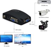 Leicke|KanaaN BNC S-Video naar VGA Converter (PAL / NTSC) BNC Converter adapter zet S-Video signaal om naar VGA - Resolutie tot 1920x1200