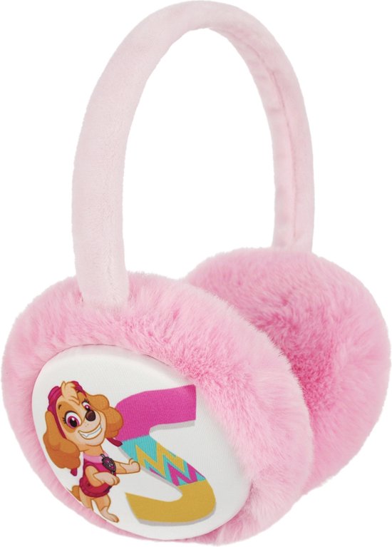 Paw Patrol Skye - Roze pluche oorwarmers voor meisjes, verstelbaar | bol.com