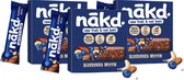 Barres crues Nakd - Blueberry Muffin 4 pack - 140g x 3