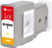 G&G Huismerk 2893C001AA inktcartridge Alternatief voor Canon PFI-320Y geel hoge capaciteit