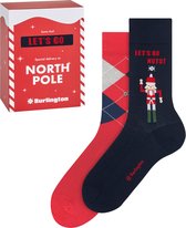 Burlington X-Mas Gift Box cadeau geschenkset sokken heren veelkleurig - Maat 40-46