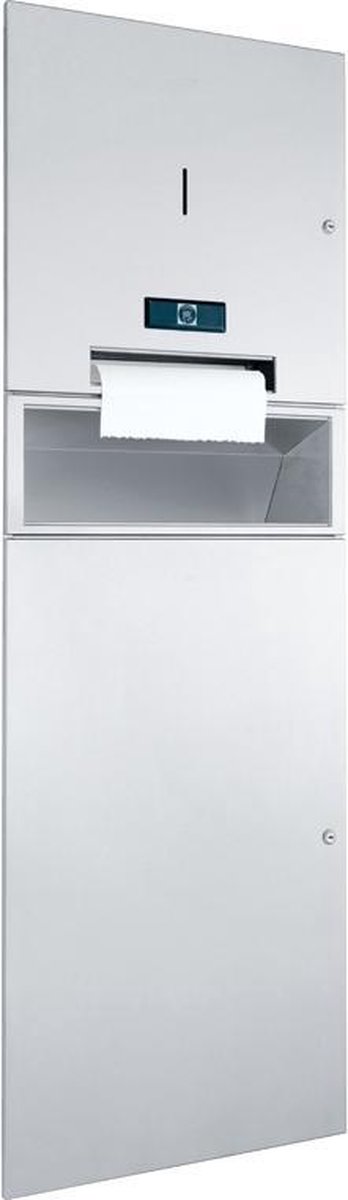 Combinatie automatische handdoekdispenser WP5451 + 48L afvalbak van Wagner-EWAR