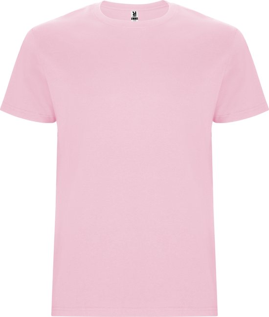 T-shirt unisex met korte mouwen 'Stafford' Lichtroze - 5/6 jaar