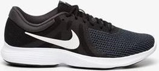 Nike Revolution 4 Eu Heren Sportschoenen - Black/White - Maat 41 - Nike