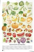 Poster Fruit en Groente 91,5x61 cm